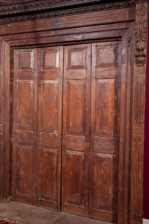 indian teak doors