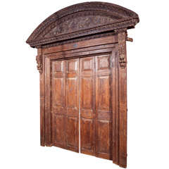 Indian teak wood entry doors and surround