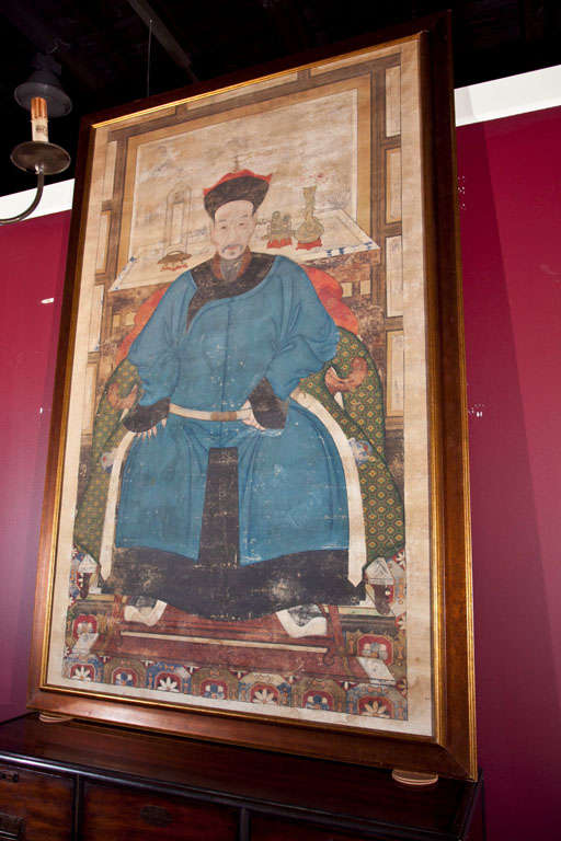 Chinese Ancestor Scroll Painting