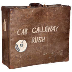 Vintage Cab Calloway Traveling case, c. 1940-50