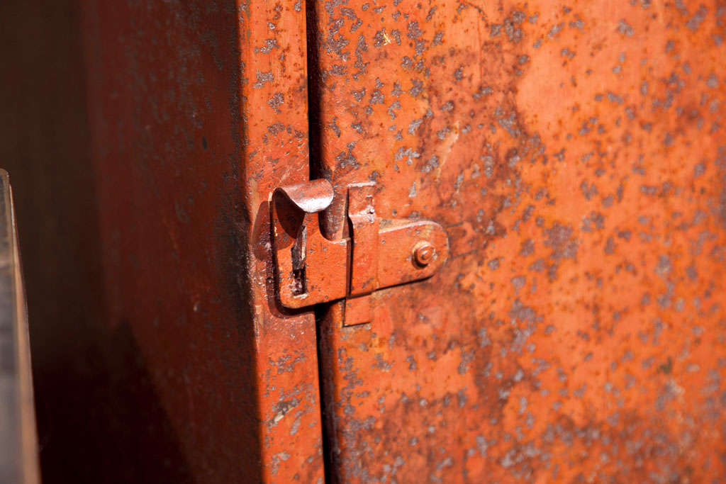 Painted Metal Locker at 1stdibs