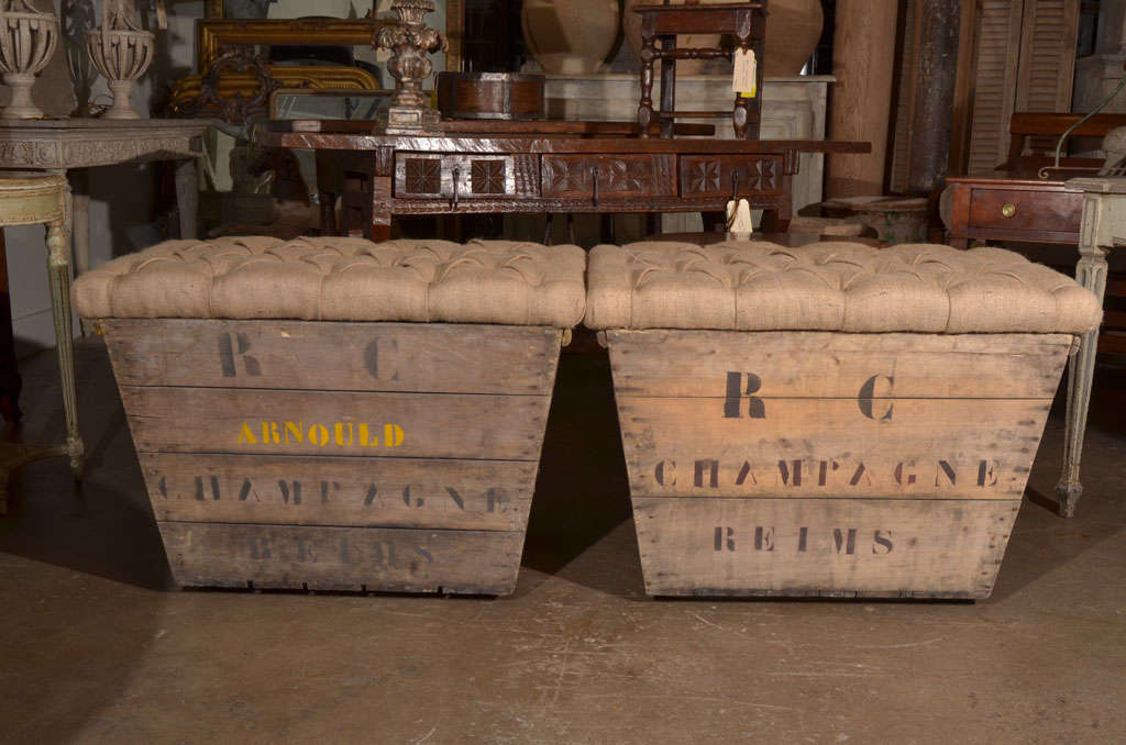 value champagne crate