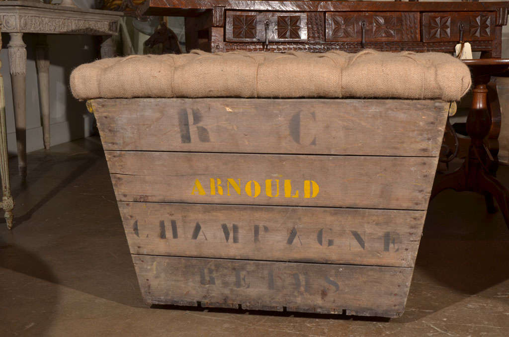20th Century Early 20th c. Champagne Crates from France