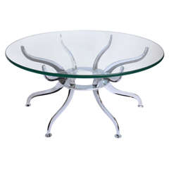 Low Round Coffee Table