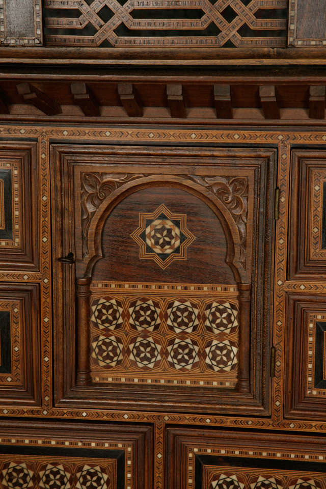 Wood Spanish Cabinet on Stand 19th Century For Sale
