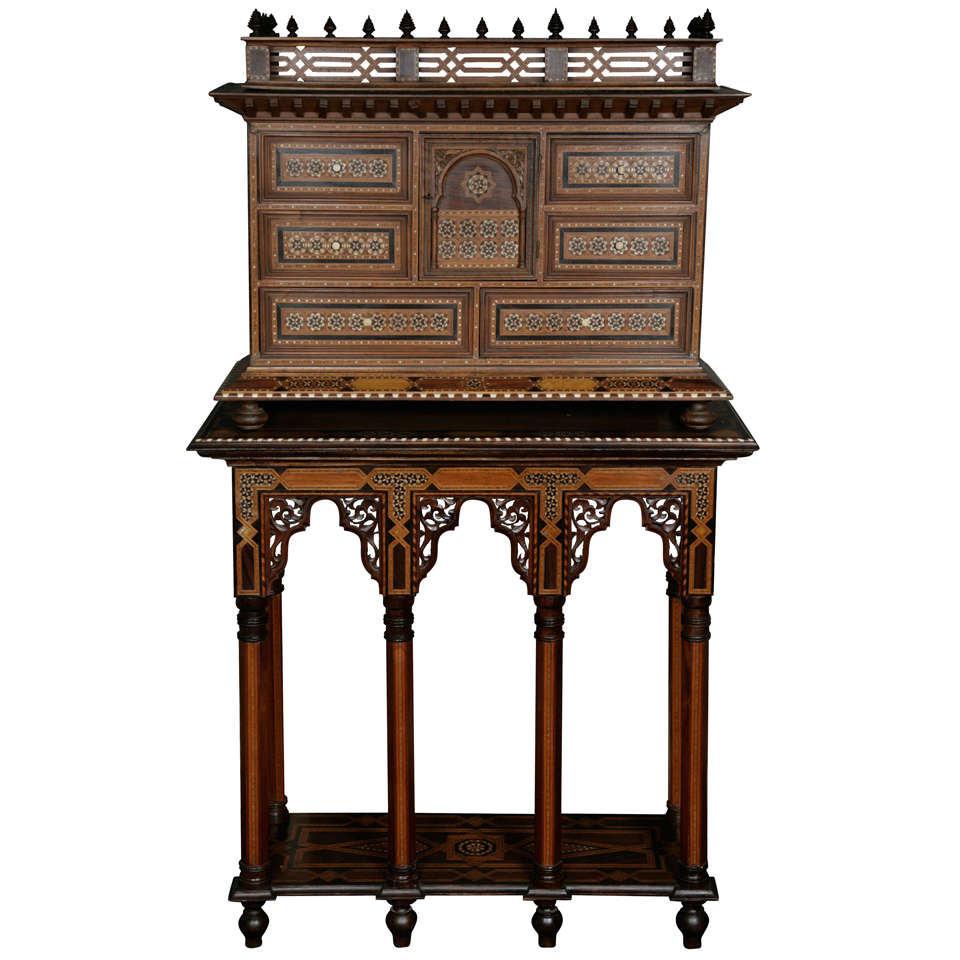 Spanish Cabinet on Stand 19th Century For Sale