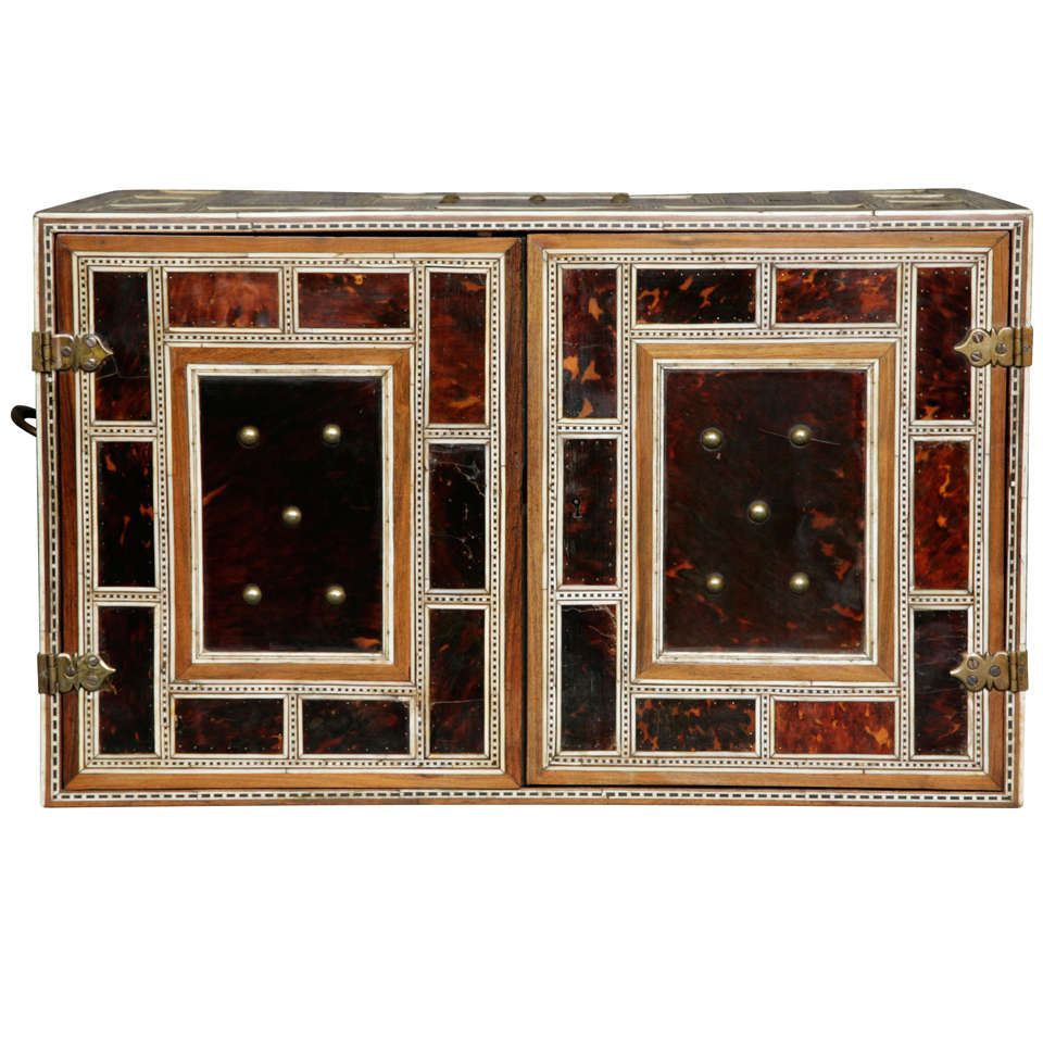 Indo-Portuguese Table Cabinet, 17th C For Sale
