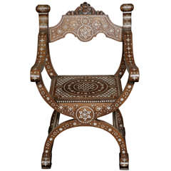 Antique Moorish Chair, 19th C