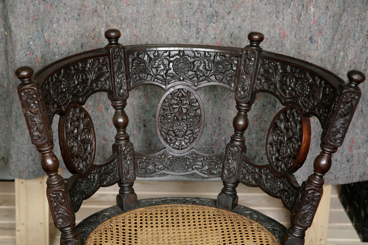 Burgmeister Round Chair, 19th Century For Sale 3