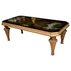 1940
s Eglomise and Gilded Cocktail Table