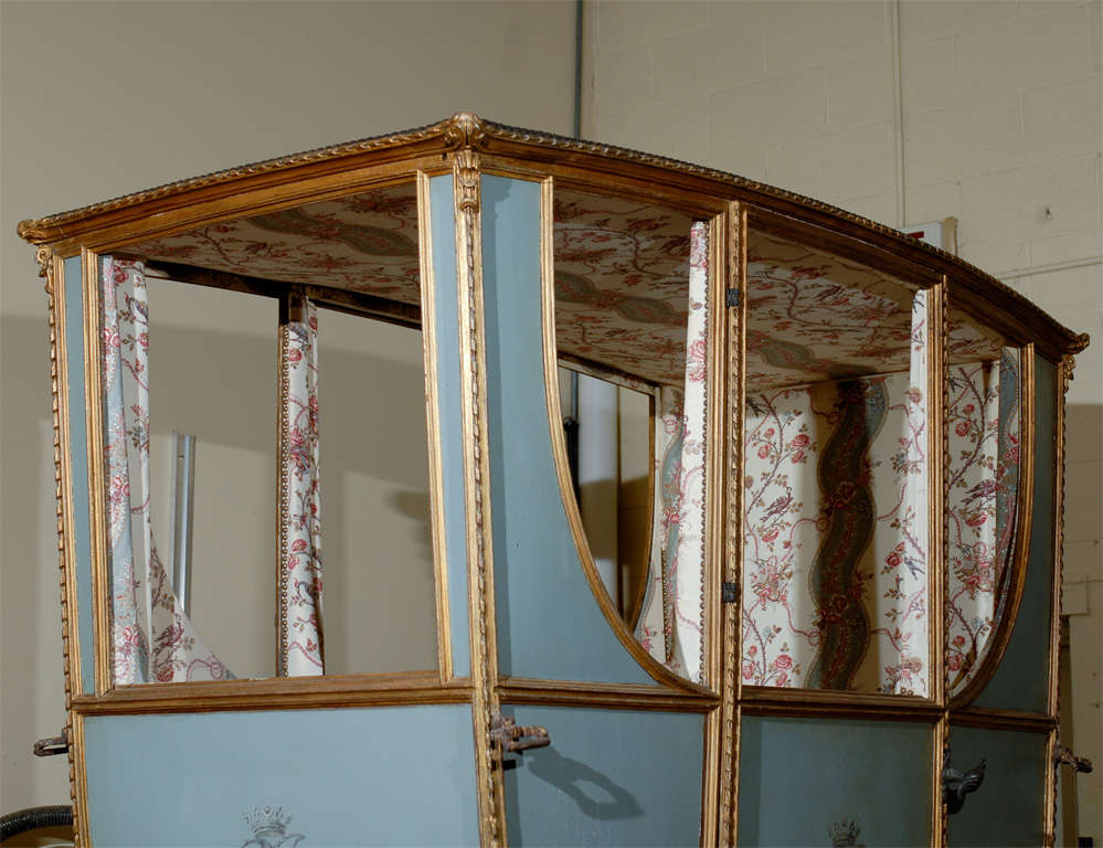 18th Century French Carriage for the Duchess D'Orleans In Fair Condition In Atlanta, GA