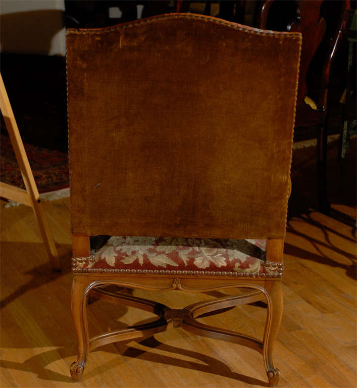 19th Century Regency Style French Arm Chair In Fair Condition For Sale In Atlanta, GA