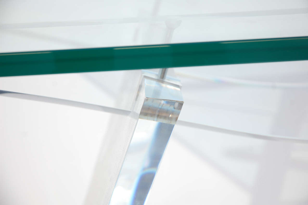 Lucite Console Table 3