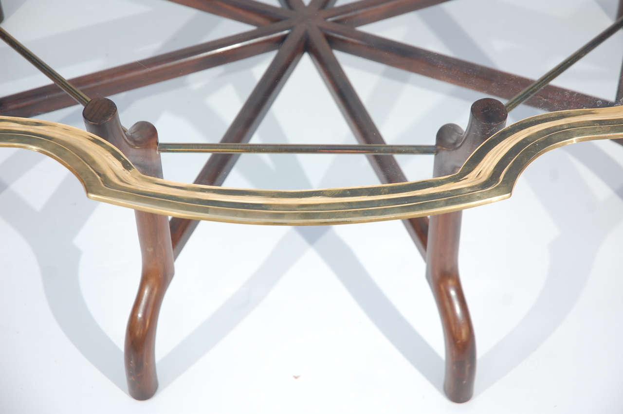 Piecrust Coffee Table In Excellent Condition In South Pasadena, CA