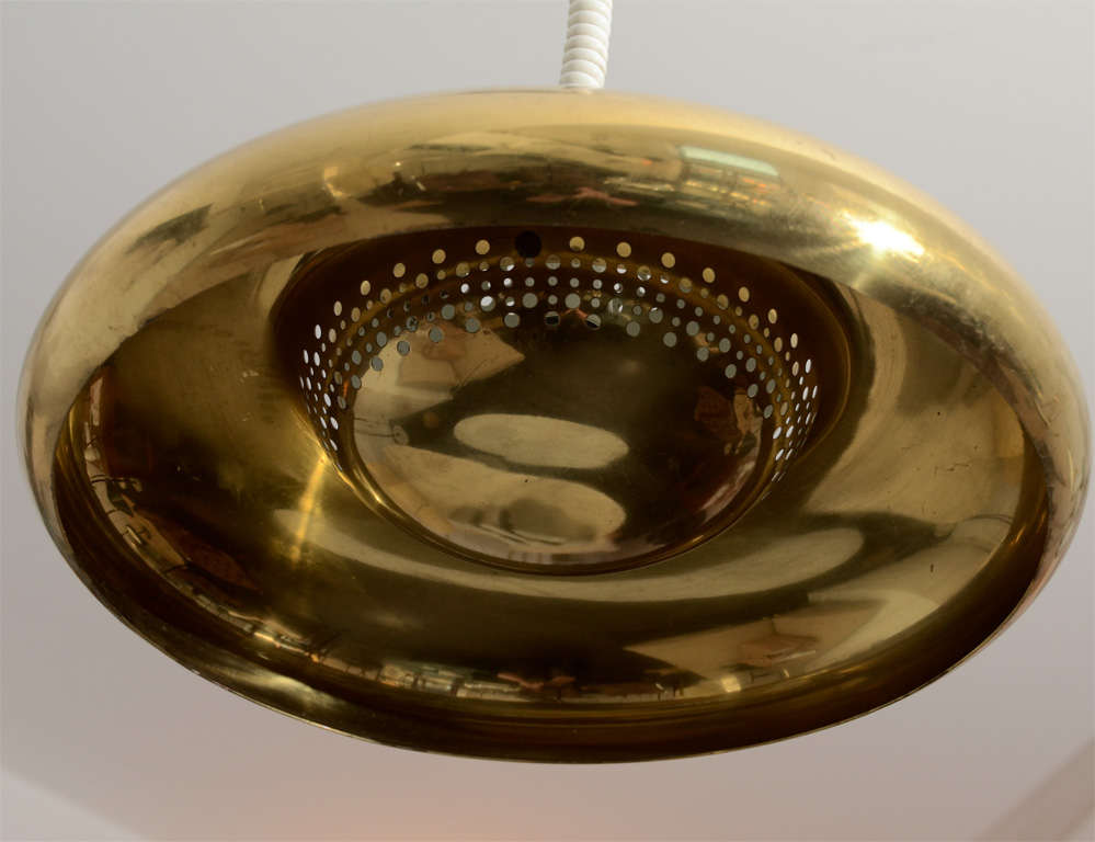 Mid-Century Modern Brass Pendant Light by Tobia Scarpa