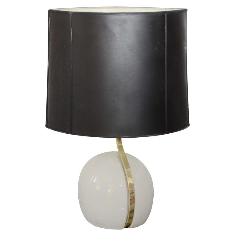 Set of Four Italian Ceramic Table Lamps by Lumi For Sale