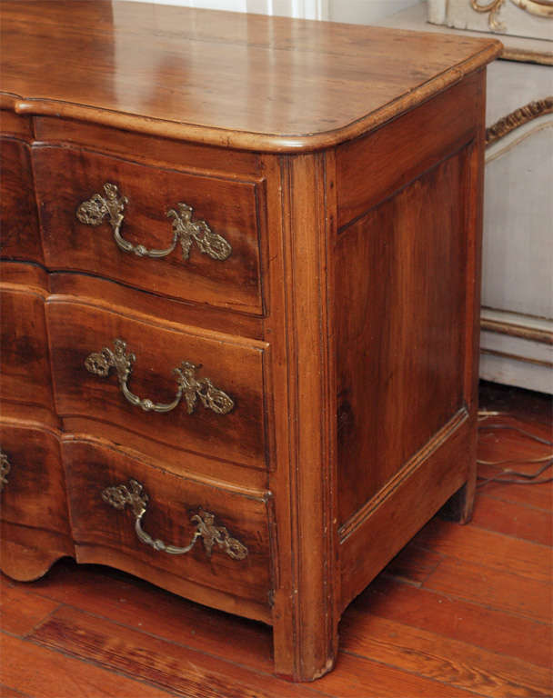 French Louis XV Walnut Regence Commode