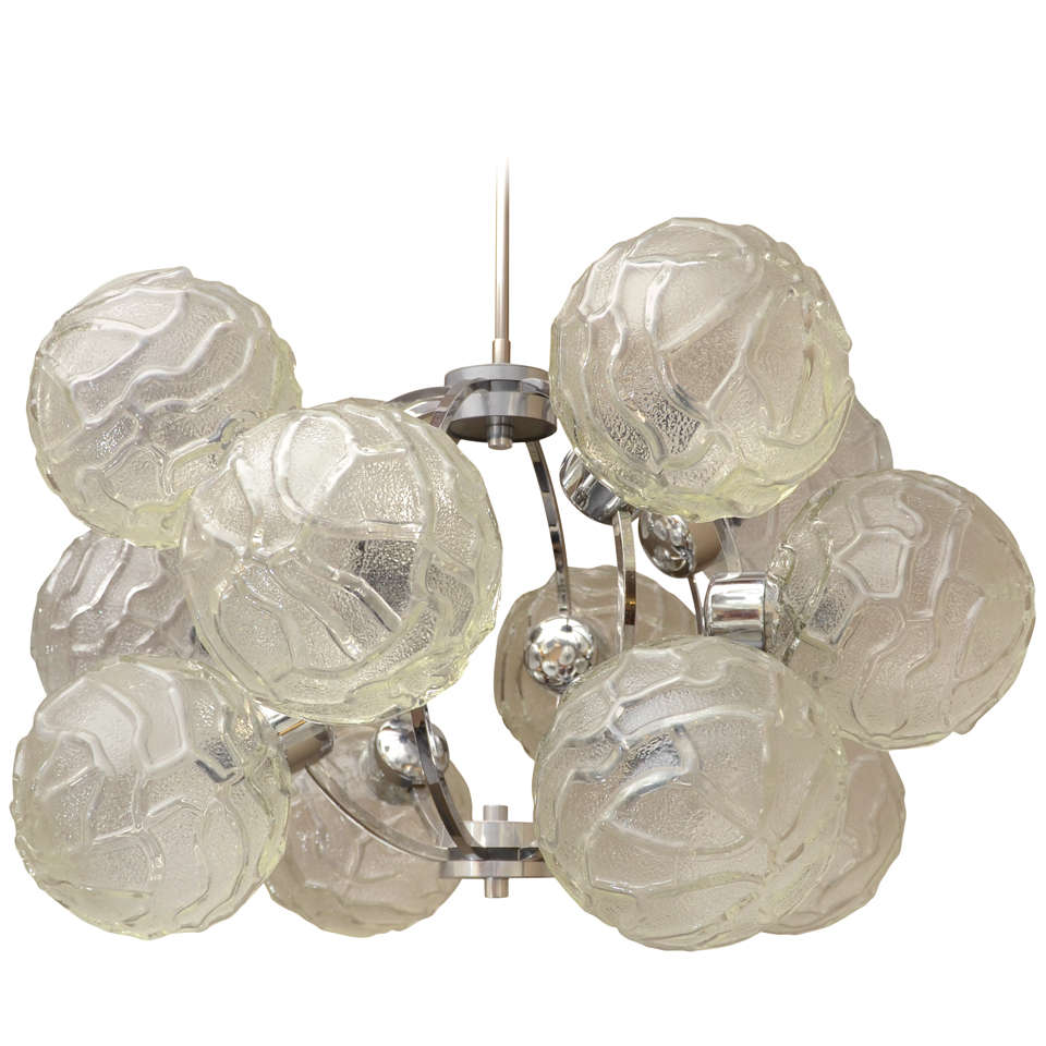 Large Atomic Sputnik Chandelier