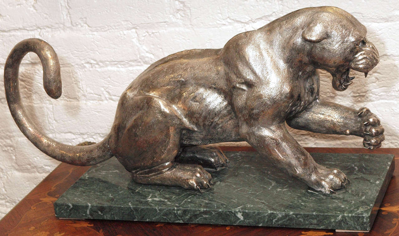 One of a Kind Italian Sterling Silver Panther