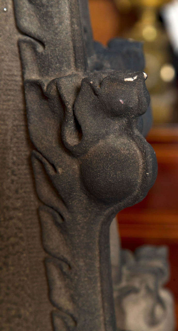 20th Century Pair of Glazed Terra Cotta Finials