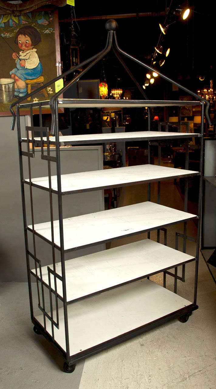 American Wrought iron Etagere by John Ryman
