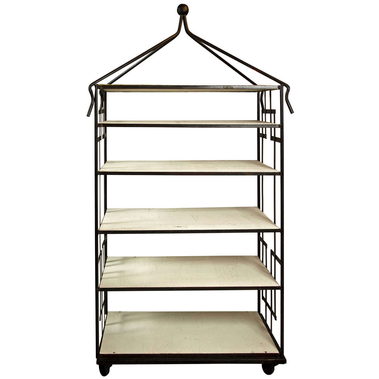 Wrought iron Etagere by John Ryman