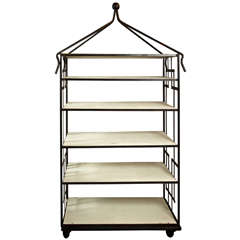 Wrought iron Etagere by John Ryman