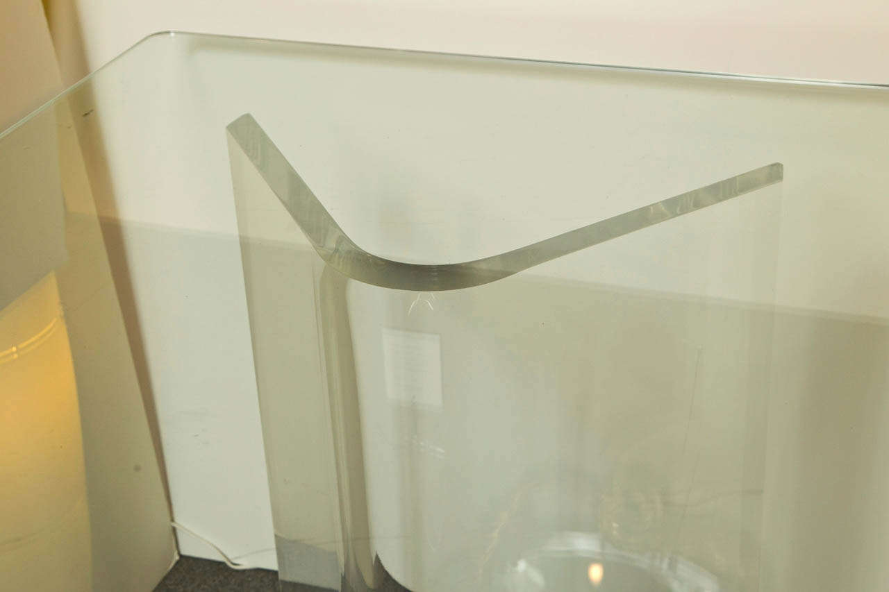 20th Century Lucite Dining Table
