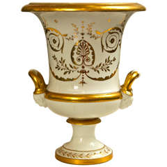 19th Continental White and Gilt Classical Urn
