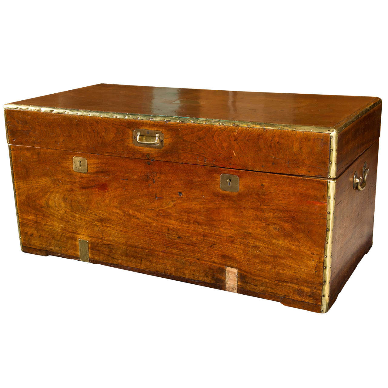 19th c. British Campaign Trunk at 1stDibs