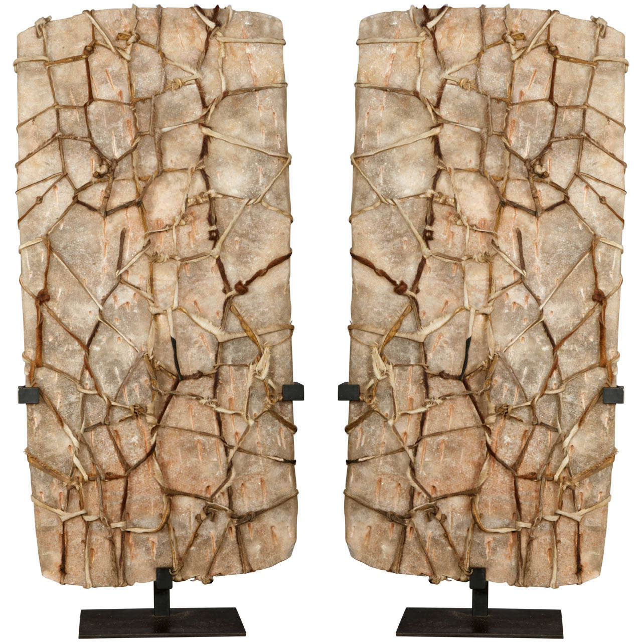 19th Century Pair of Rock Salt Plates For Sale at 1stdibs