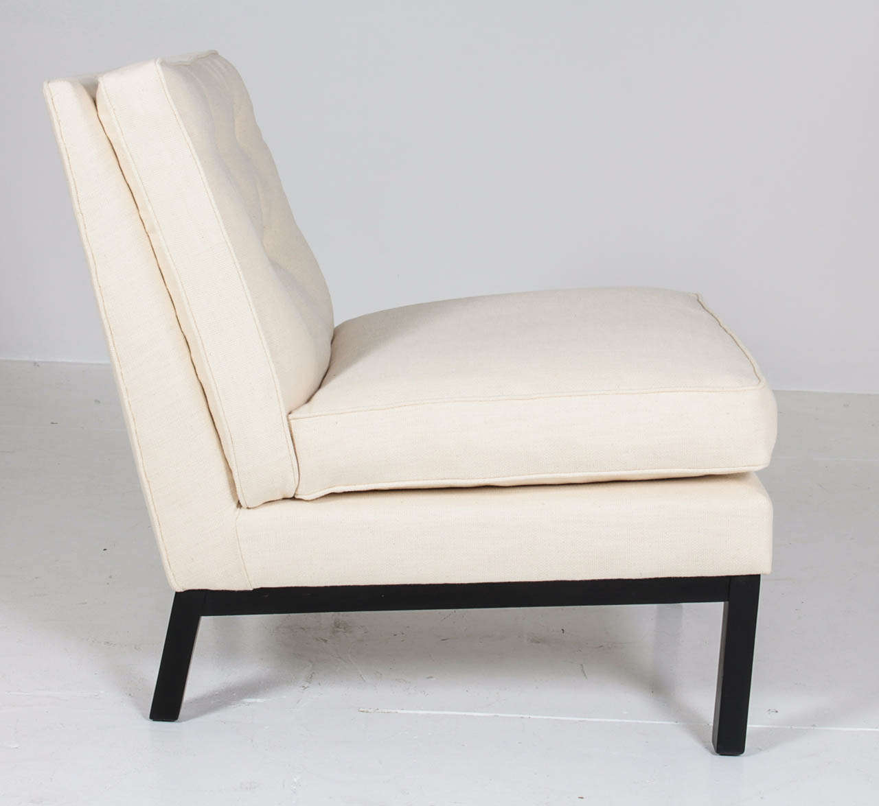 American Pair Slipper Chairs by Harvey Probber