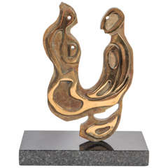 Anthony Quinn "Couple Courting" Bronze Maquette, 1991