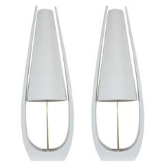 Wishbone Table Lamp Mid-Century Style 1
