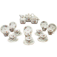 Antique 19th Century French Porcelain Coffee Service
