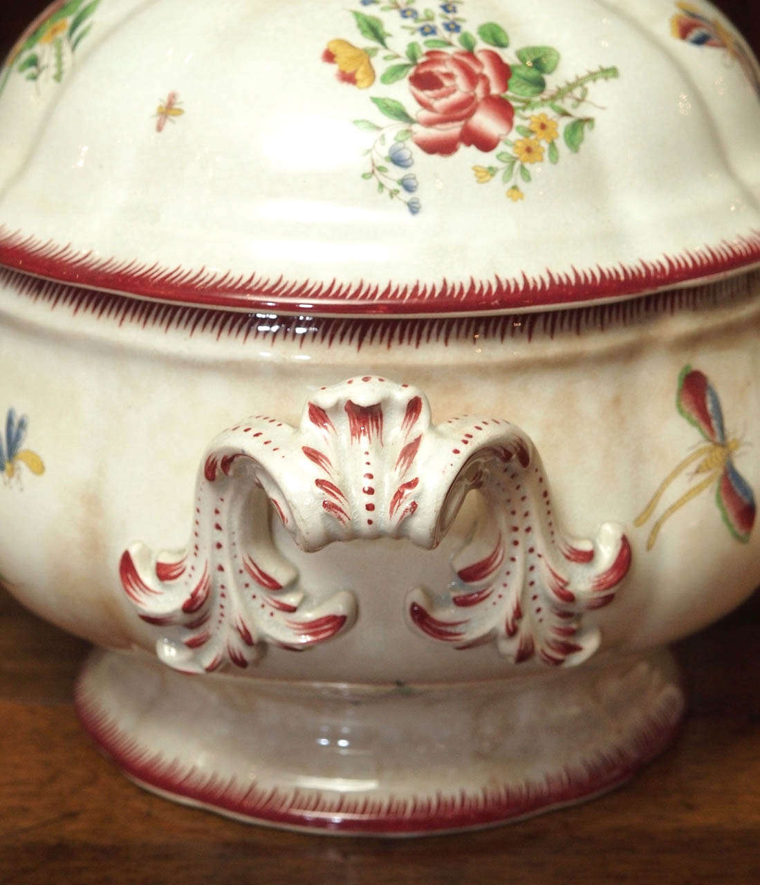 French 19th Century Fiaence Pexonne Dinner Service For Sale