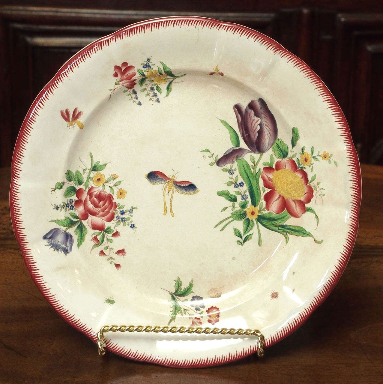 Clay 19th Century Fiaence Pexonne Dinner Service For Sale