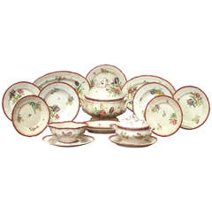 19th Century Fiaence Pexonne Dinner Service