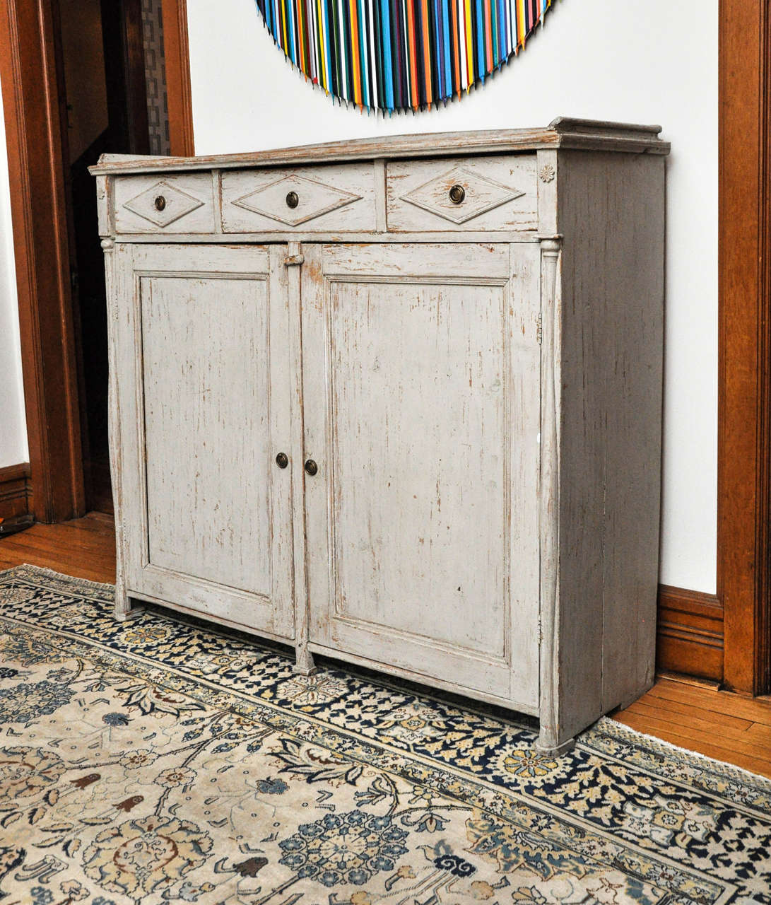 Fabulous tall piece with amazing storage and a depth that is perfect for any room, circa 1850.