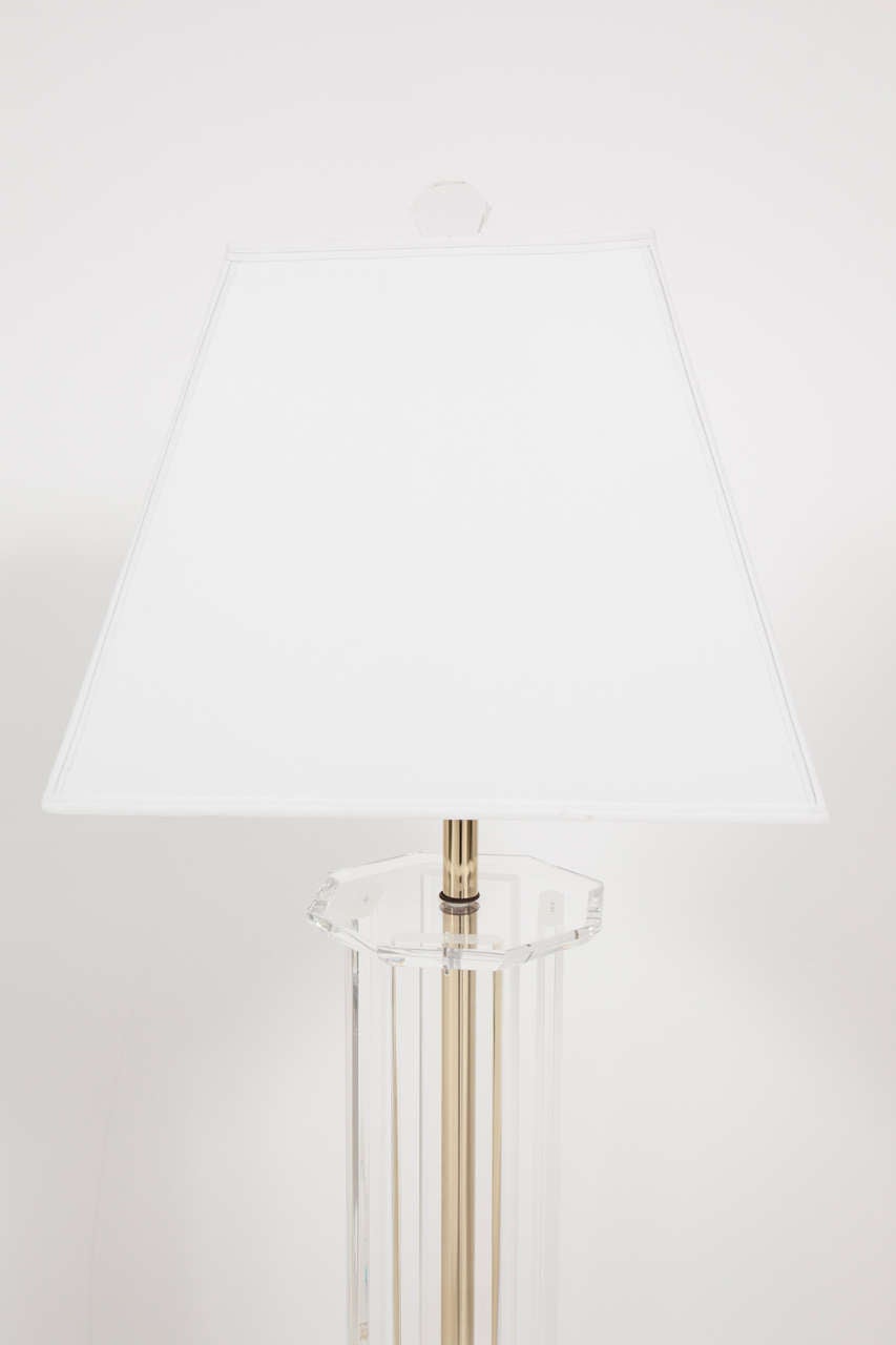 Lucite Floor Lamp For Sale at 1stDibs lucite floor lamps