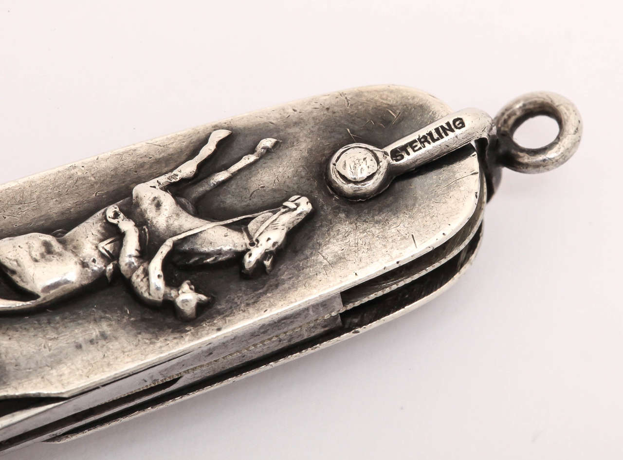 Victorian Sterling Four Vices Pocket Knife