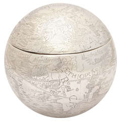Tiffany Sterling Weighted Globe Box