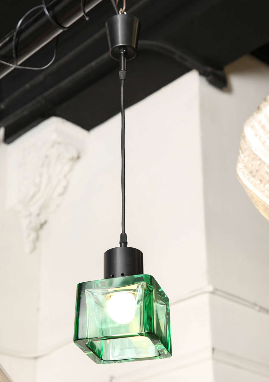 Glass Seguso Pendant Light Made in Venice