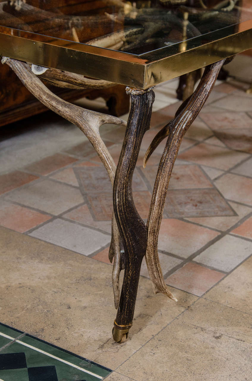 Contemporary Antler Coffee Table