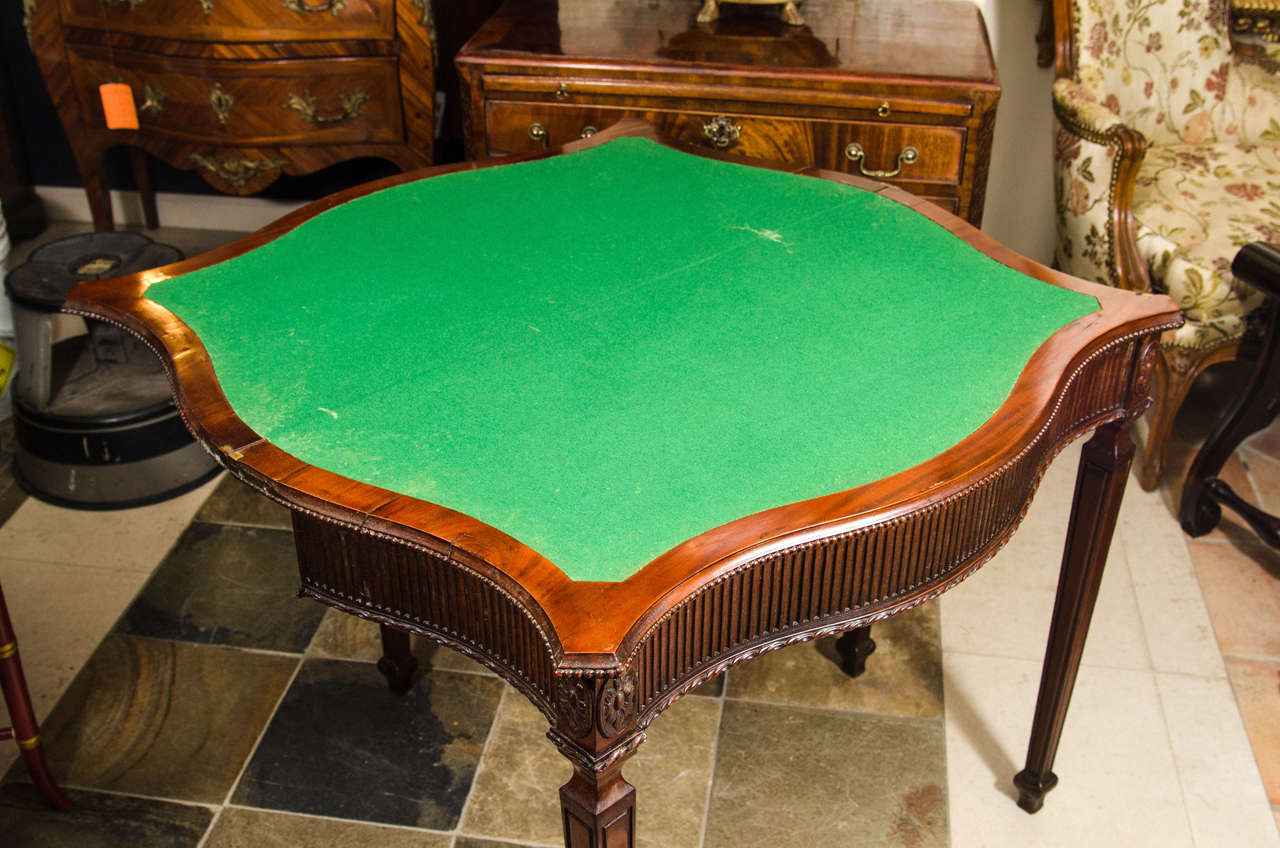 George III Mahogany Card Table 2