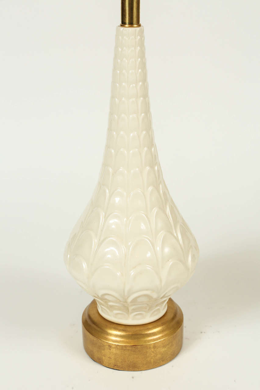 20th Century Danish Mid-Century Modern Pottery Lamps For Sale