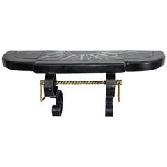 Wall-Mounted Ceramic-Top Console 9