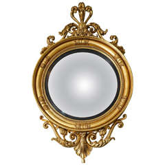English Regency Convex Mirror English Regency Convex Mirror