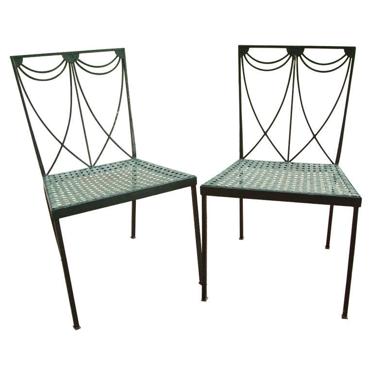 Refined Iron Side Chairs