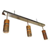 Vintage Industrial Triple Pendant Light